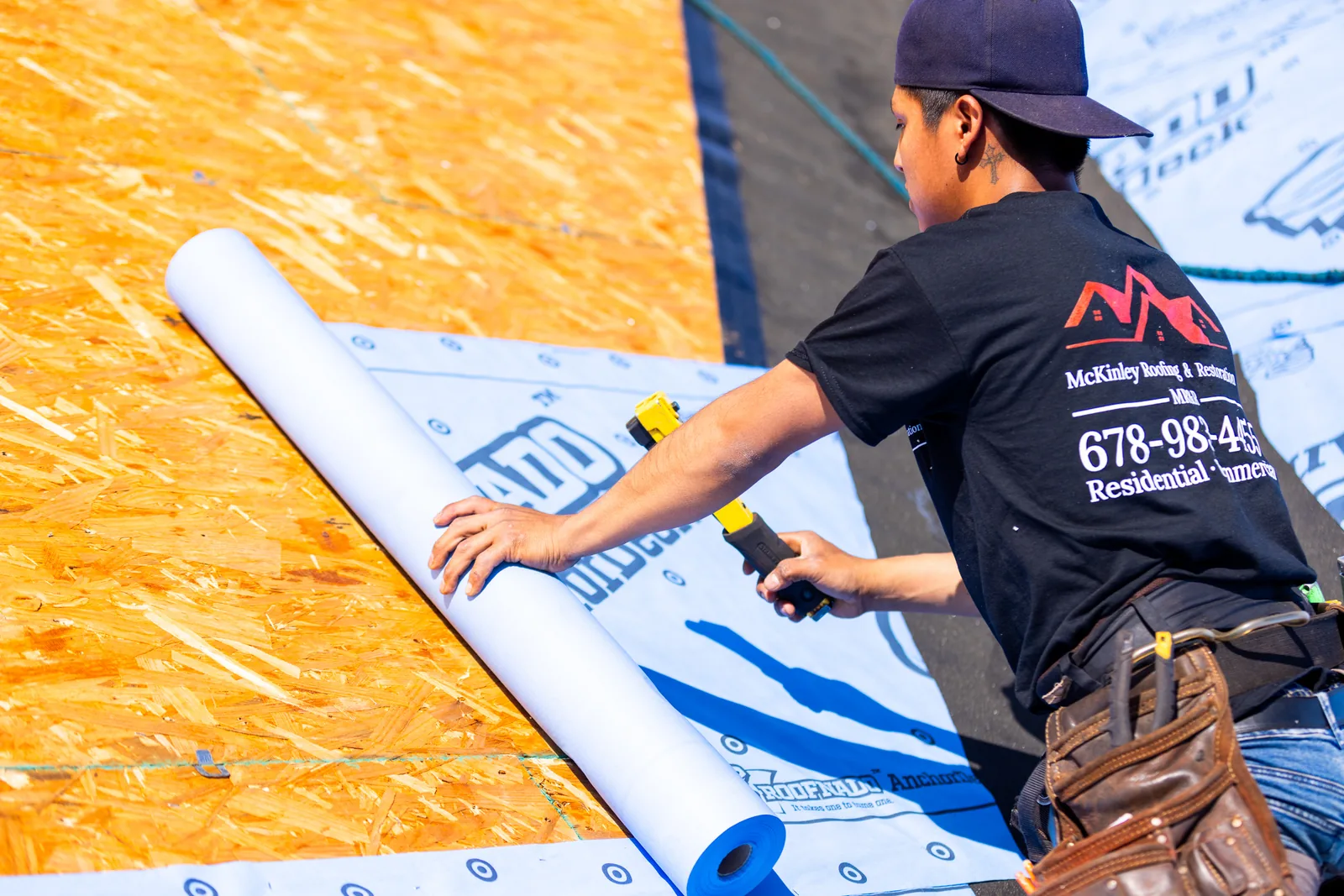McKinley Roofing crew working in Douglasville, GA